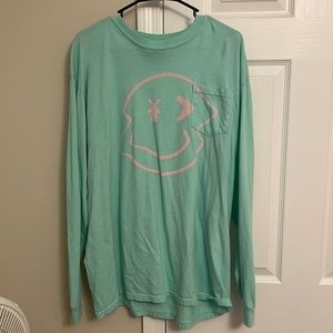 Mint long sleeve Dutch Bros tshirt